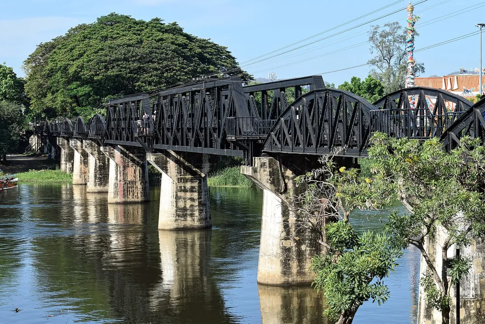 สะพานข้ามแม่น้ำแควประวัติศาสตร์ กาญจนบุรี สงครามโลกครั้งที่ 2