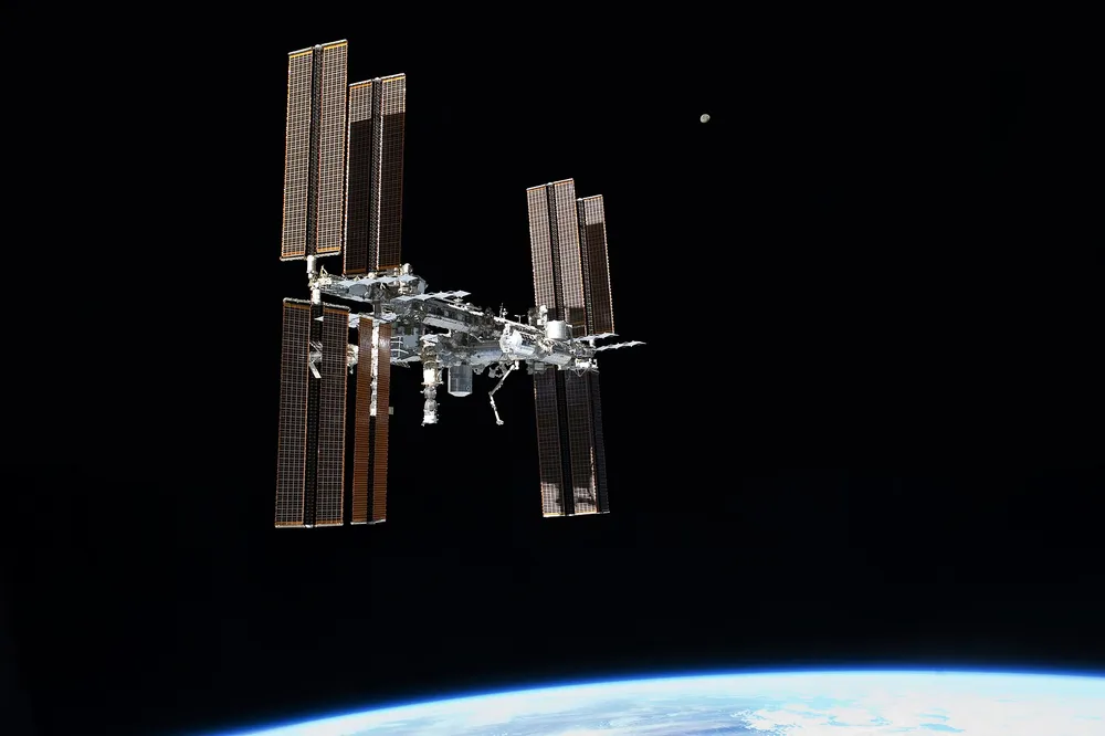 International Space Station orbit Earth